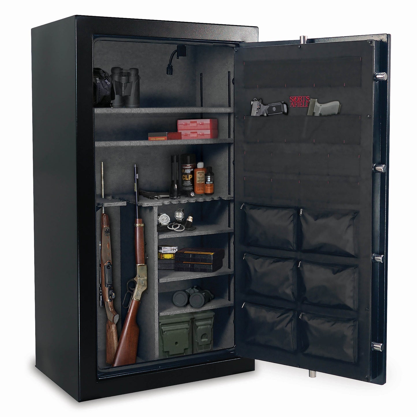 Sports Afield Preserve SA7240P 72-Gun Fireproof & Waterproof Safe